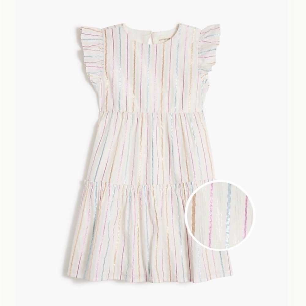NWT Crewcuts Multicolor Striped Girls  Dress